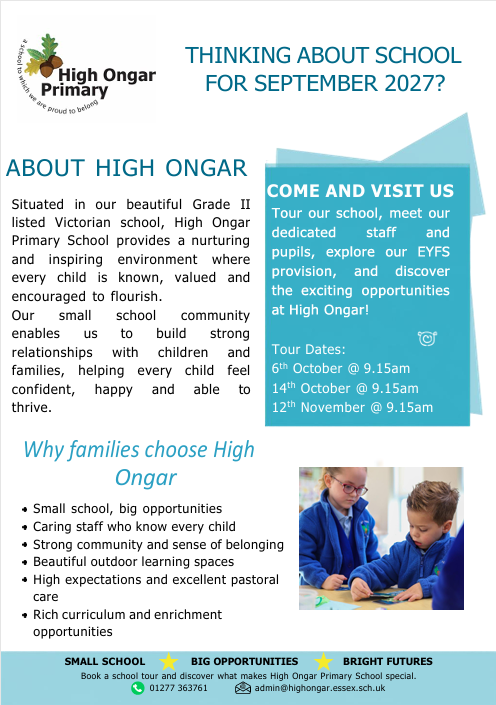 About High Ongar September 2027